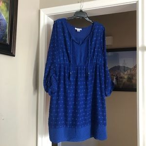 Motherhood Maternity Blue Dress